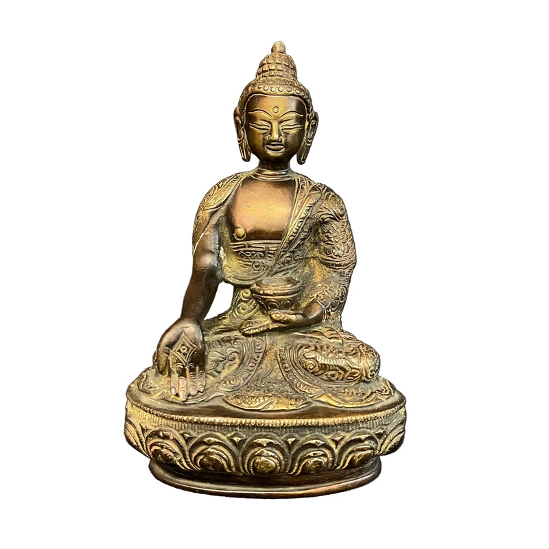 Buda tibetano de bronce s.XIX