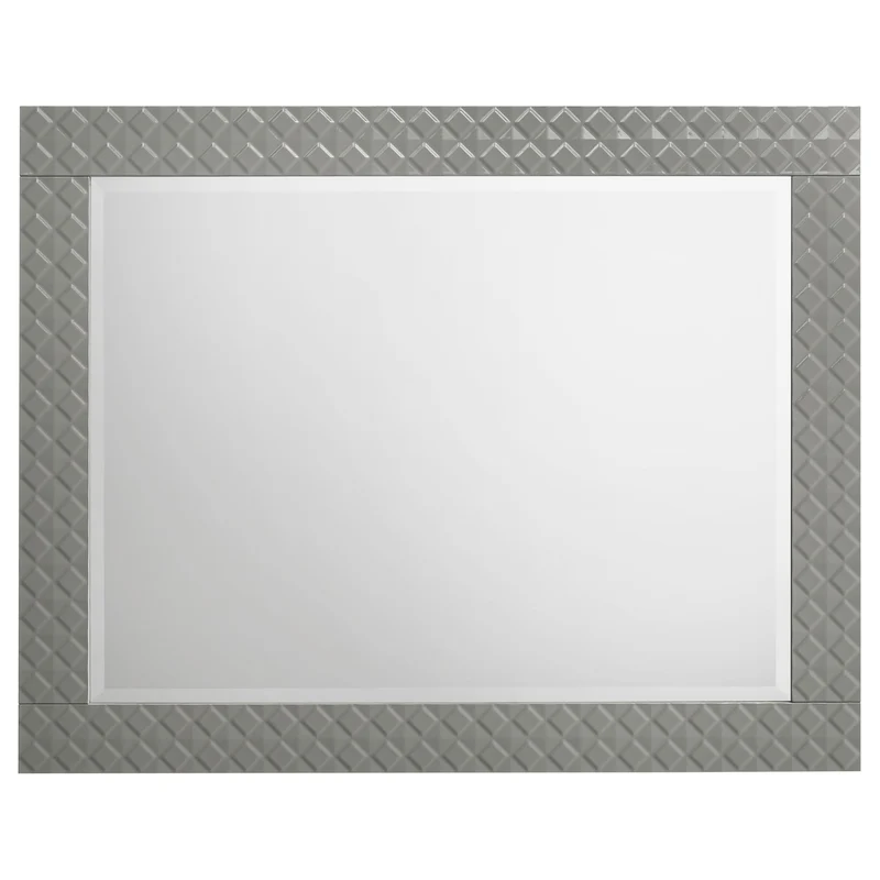 Coaster Furniture Ives 224974 Dresser Mirror - Grey High Gloss