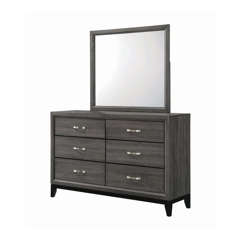 Coaster Furniture Watson 212424 Dresser Mirror - Grey Oak