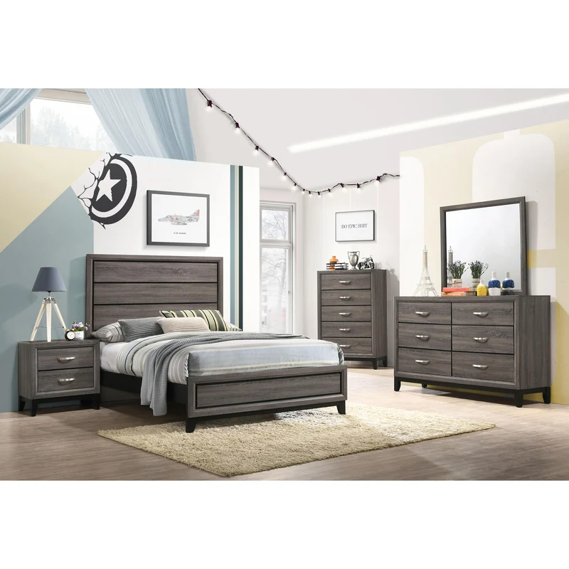 Coaster Furniture Watson 212424 Dresser Mirror - Grey Oak