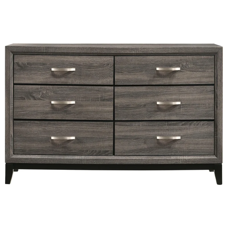 Coaster Furniture Watson 212423 6-Drawer Dresser - Grey Oak