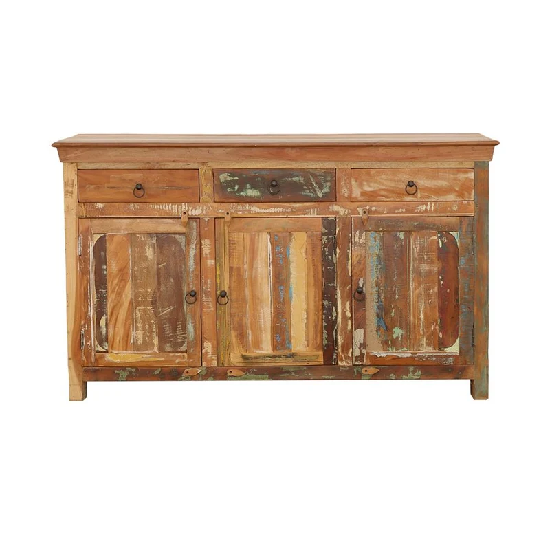 Coaster Furniture Harper 950367 3-door Solid Reclaimed Wood Accent Cabinet - Brown