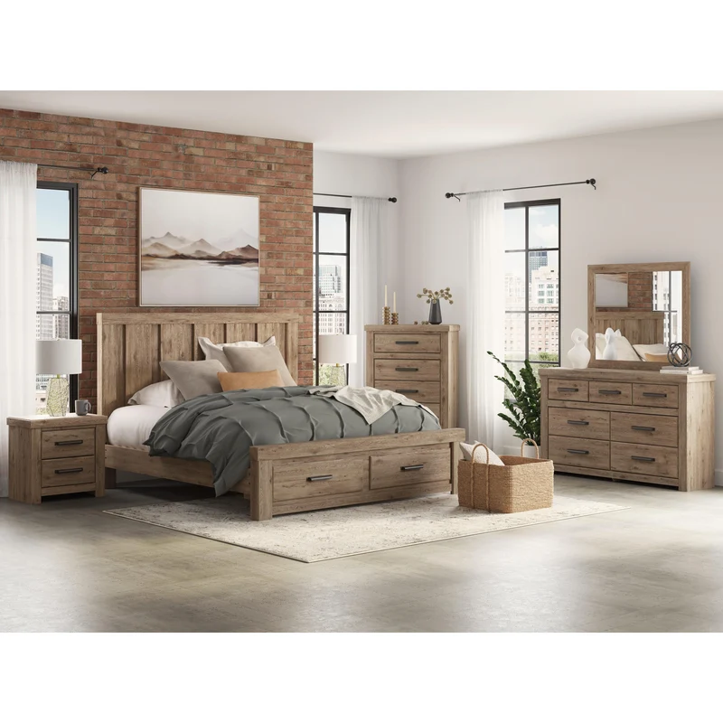 Signature Design by Ashley Oliandon PCB2844 8 pc Queen Panel Bedroom Set