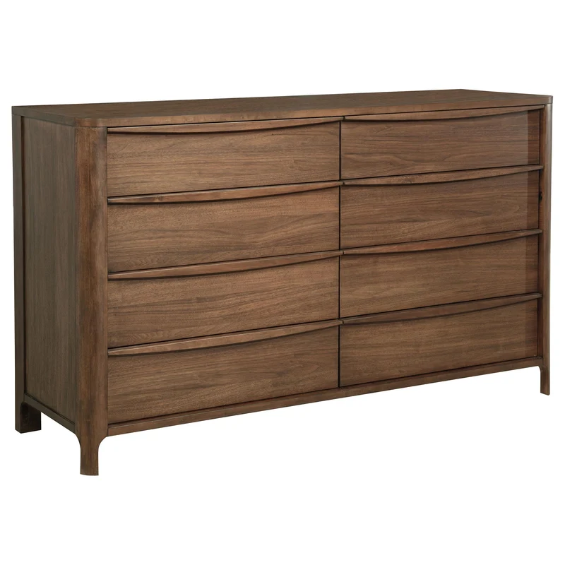 Coaster Furniture Maderia 223323 8-Drawer Dresser Cabinet - Walnut