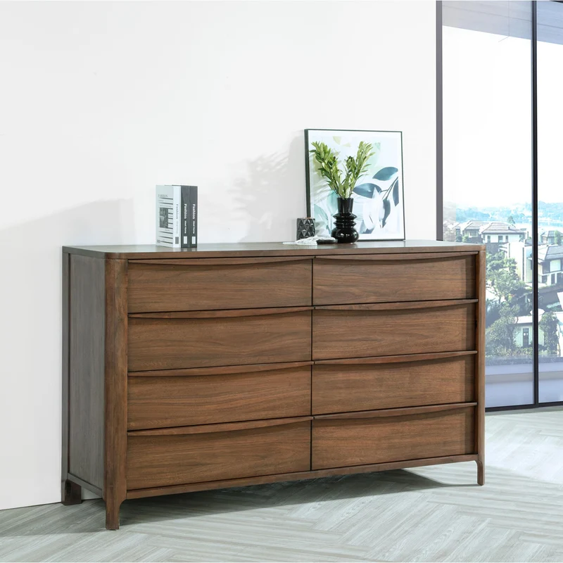 Coaster Furniture Maderia 223323 8-Drawer Dresser Cabinet - Walnut