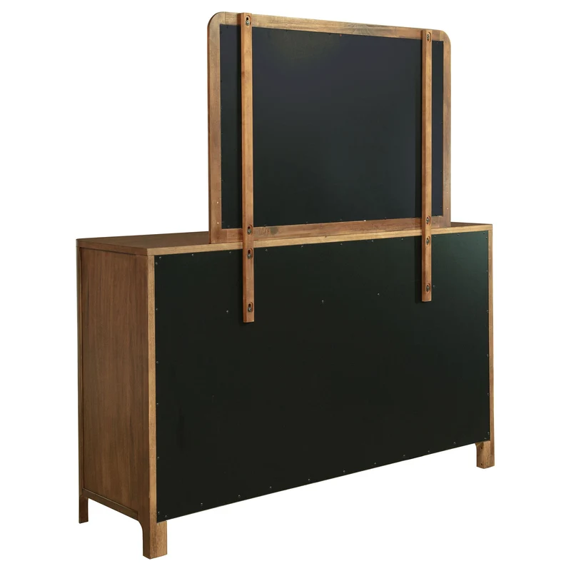Coaster Furniture Maderia 223323M 8-Drawer Dresser and Mirror - Walnut