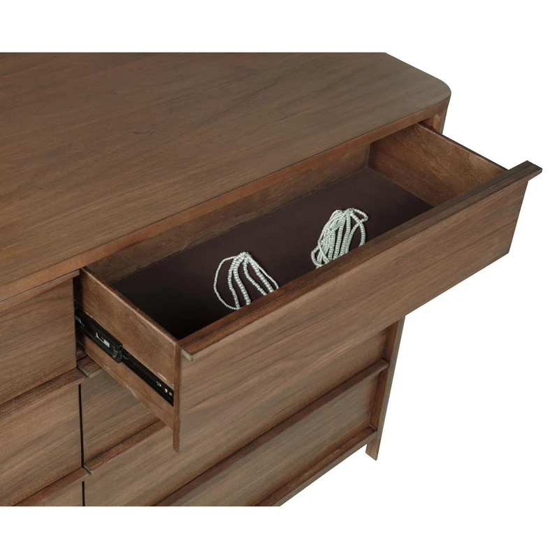 Coaster Furniture Maderia 223323M 8-Drawer Dresser and Mirror - Walnut