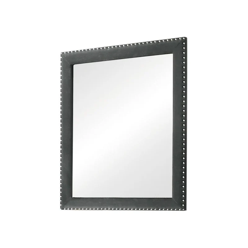 Coaster Furniture Melody 223384 Upholstered Dresser Mirror - Grey