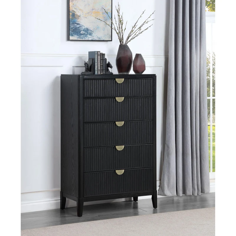 Coaster Furniture Brookmead 224715 5-Drawer Bedroom Chest - Black