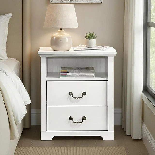 Furniture of America Amble SL7200WH-N Nightstand
