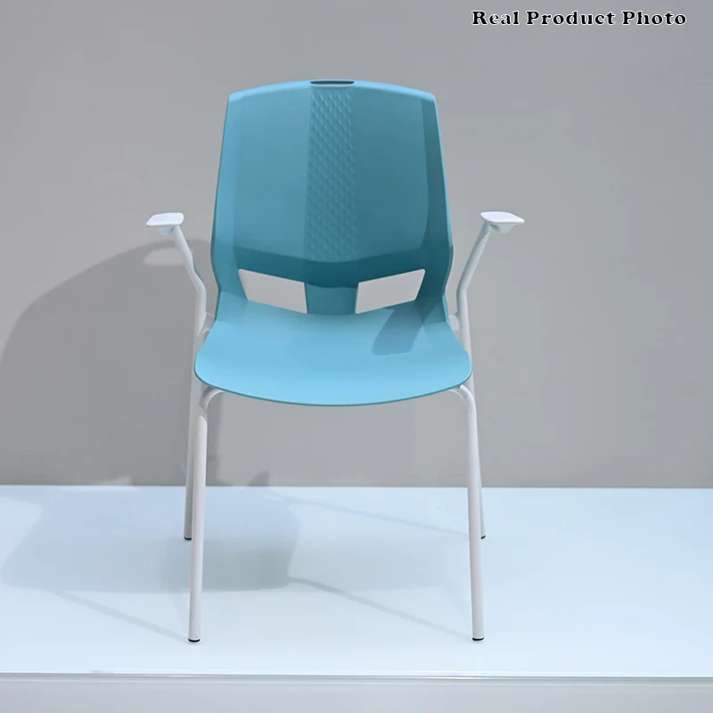 Contemporary Scandinavian Ergonomic Chair: INS-Style One-Piece Molded PP Desk Chair For Home Office