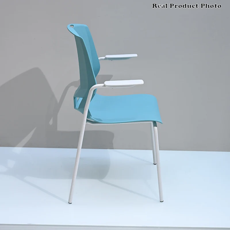 Contemporary Scandinavian Ergonomic Chair: INS-Style One-Piece Molded PP Desk Chair For Home Office
