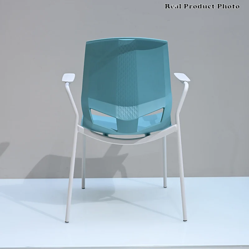 Contemporary Scandinavian Ergonomic Chair: INS-Style One-Piece Molded PP Desk Chair For Home Office