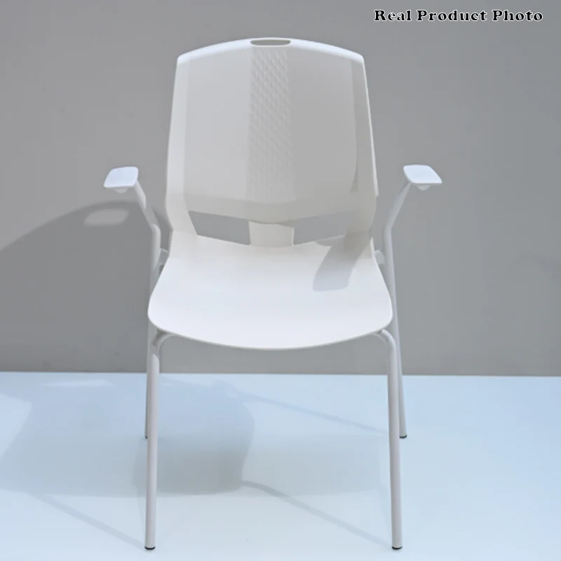 Contemporary Scandinavian Ergonomic Chair: INS-Style One-Piece Molded PP Desk Chair For Home Office