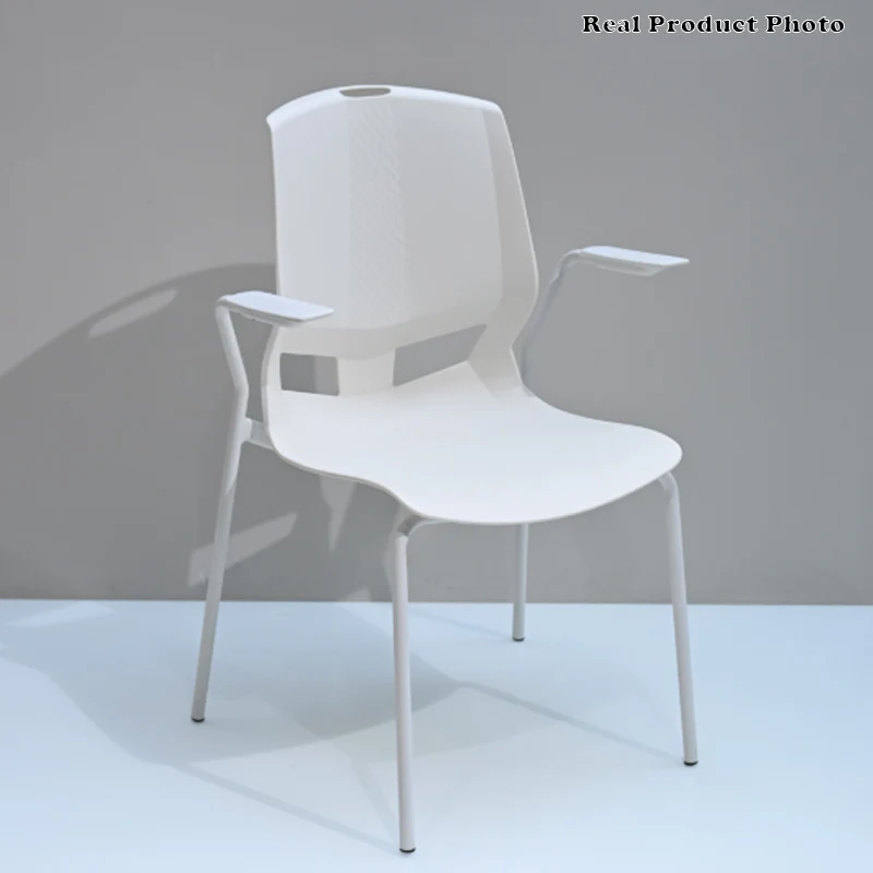 Contemporary Scandinavian Ergonomic Chair: INS-Style One-Piece Molded PP Desk Chair For Home Office