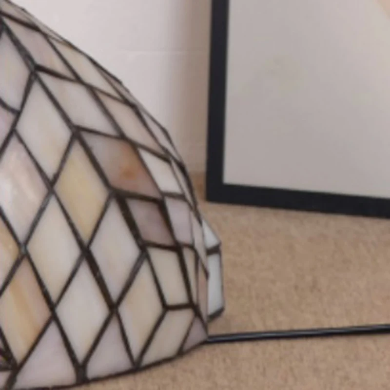 Traditional Tiffany Glass Iron Rabbit Bear Kids 1-Light Table Lamp For Living Room & Bedroom