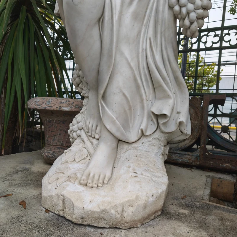 Angel of the Four Seasons Sculpture - Summer Stone Marble