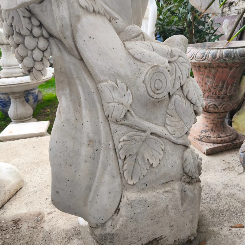 Angel of the Four Seasons Sculpture - Summer Stone Marble