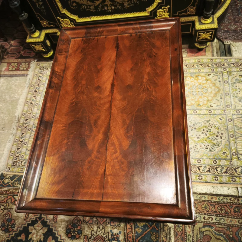 French mahogany dresser and dresser with wheels