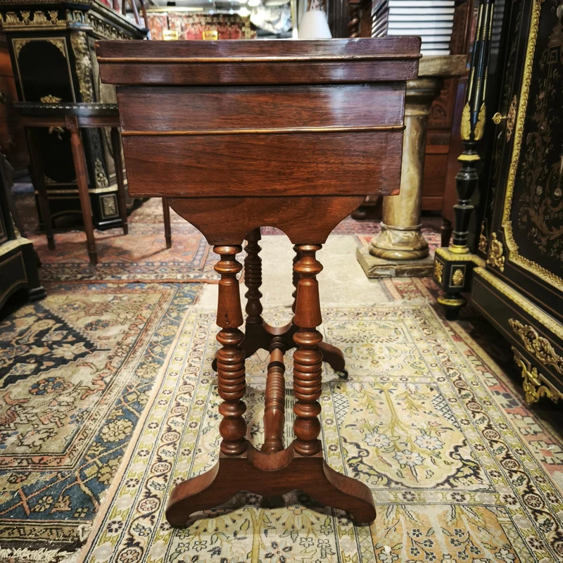 French mahogany dresser and dresser with wheels