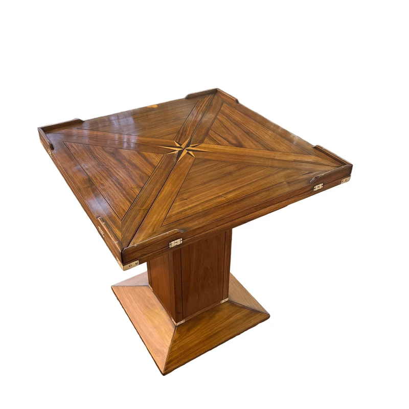 Starbay English maritime table with nautical-style marquetry