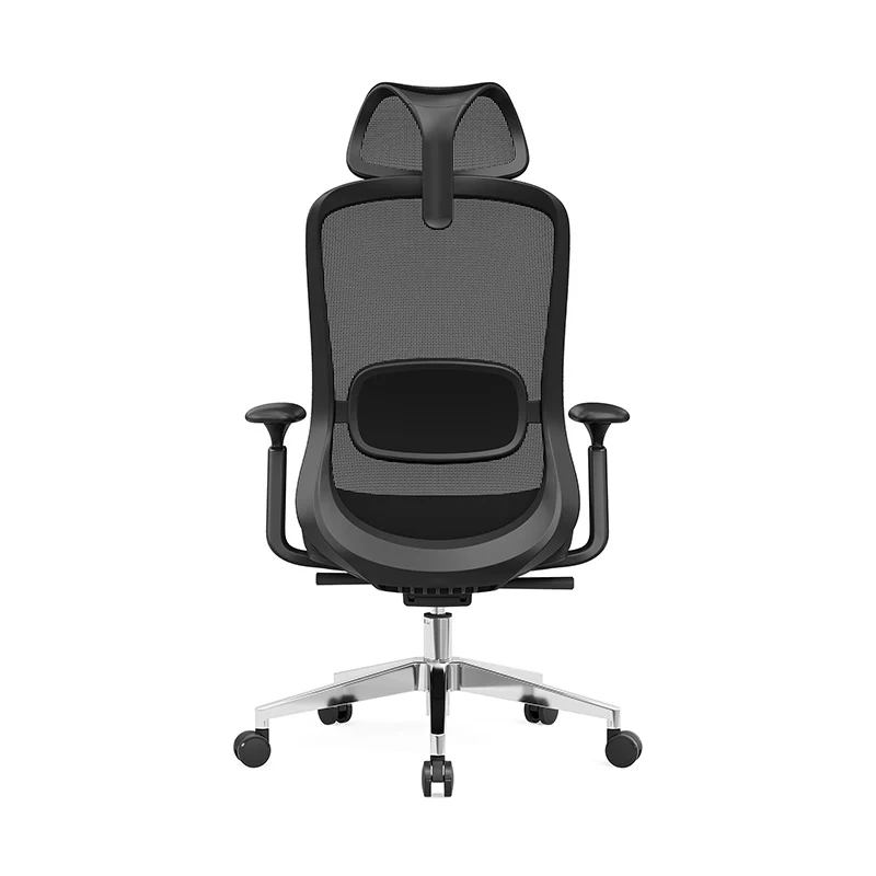Modern Minimalist Executive High-Back Office Chair: 4D Adjustable Armrests & Headrest - Ergonomic Desk Chair For Home Office
