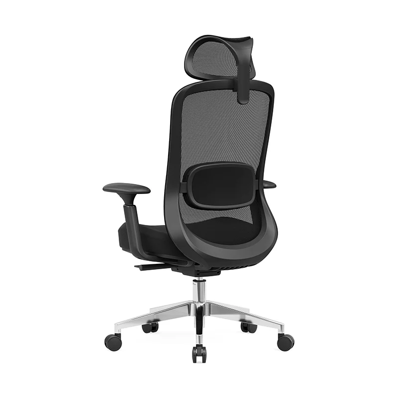 Modern Minimalist Executive High-Back Office Chair: 4D Adjustable Armrests & Headrest - Ergonomic Desk Chair For Home Office