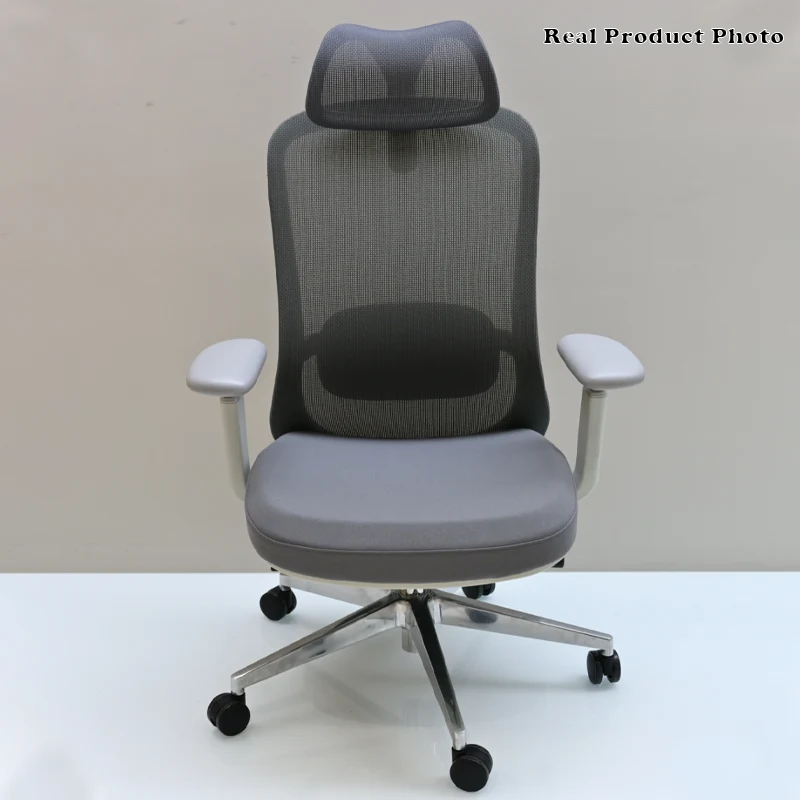 Modern Minimalist High-Back Breathable Mesh Office Chair: Adjustable Lumbar Support - Ergonomic Desk Chair For Home Office