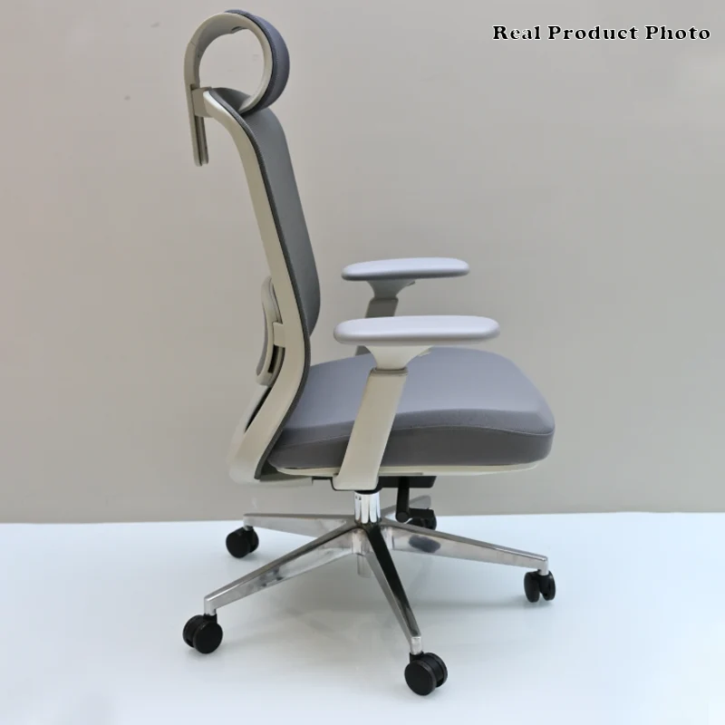 Modern Minimalist High-Back Breathable Mesh Office Chair: Adjustable Lumbar Support - Ergonomic Desk Chair For Home Office