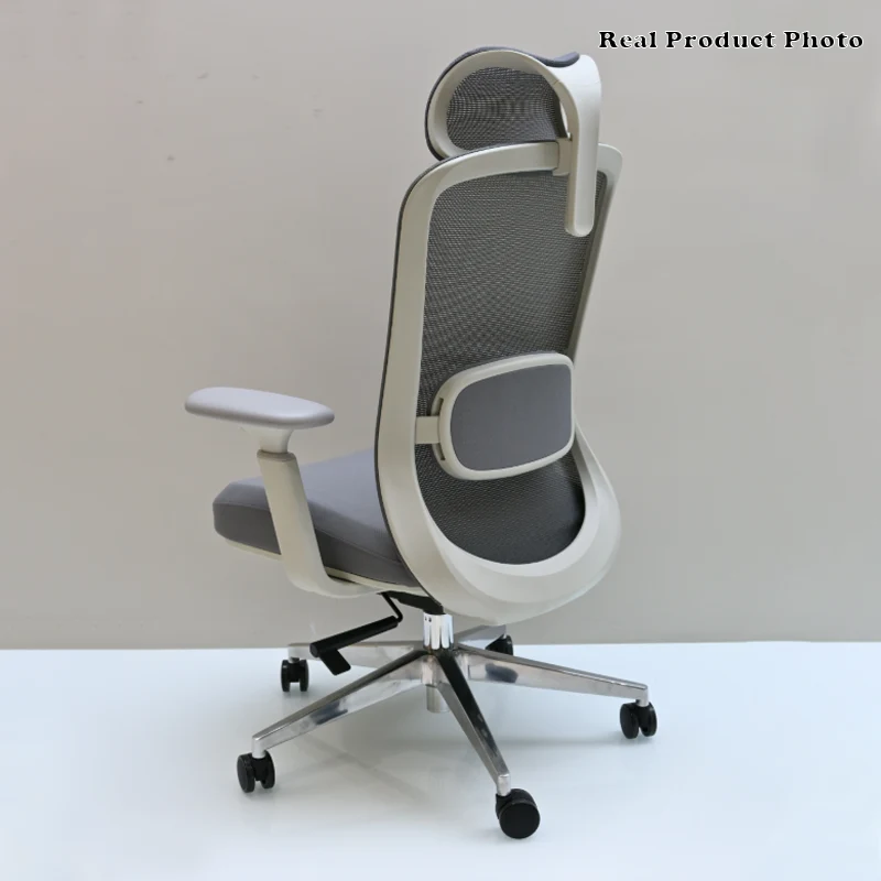 Modern Minimalist High-Back Breathable Mesh Office Chair: Adjustable Lumbar Support - Ergonomic Desk Chair For Home Office
