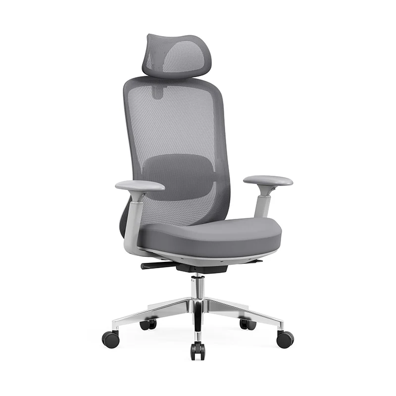 Modern Minimalist High-Back Breathable Mesh Office Chair: Adjustable Lumbar Support - Ergonomic Desk Chair For Home Office