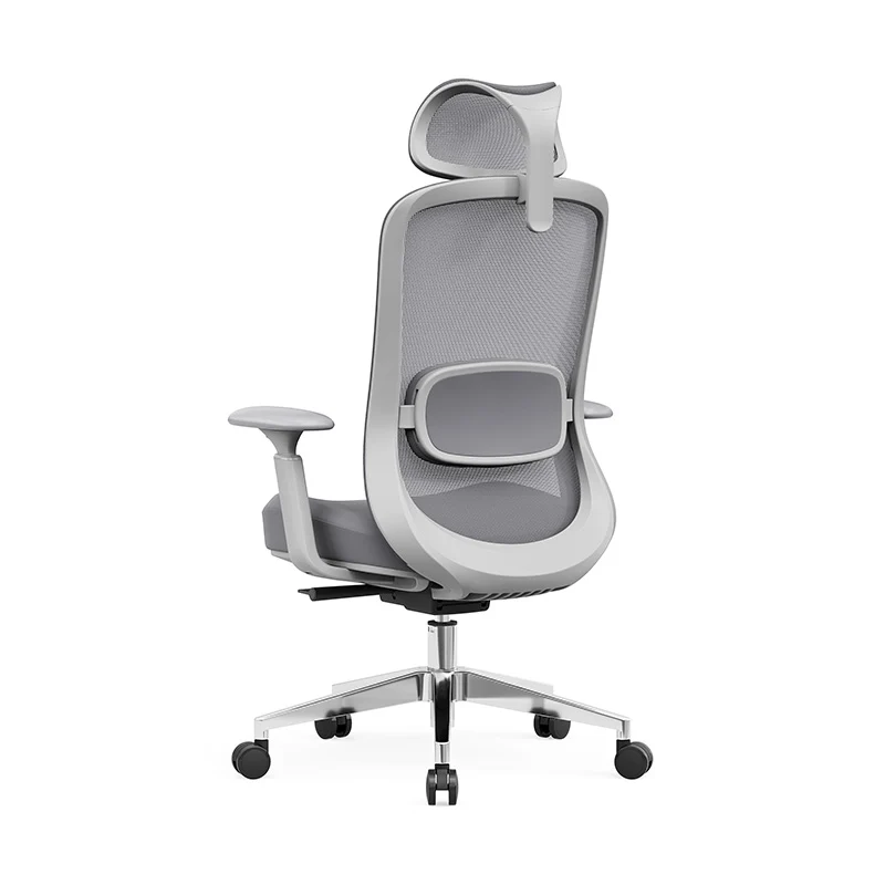 Modern Minimalist High-Back Breathable Mesh Office Chair: Adjustable Lumbar Support - Ergonomic Desk Chair For Home Office