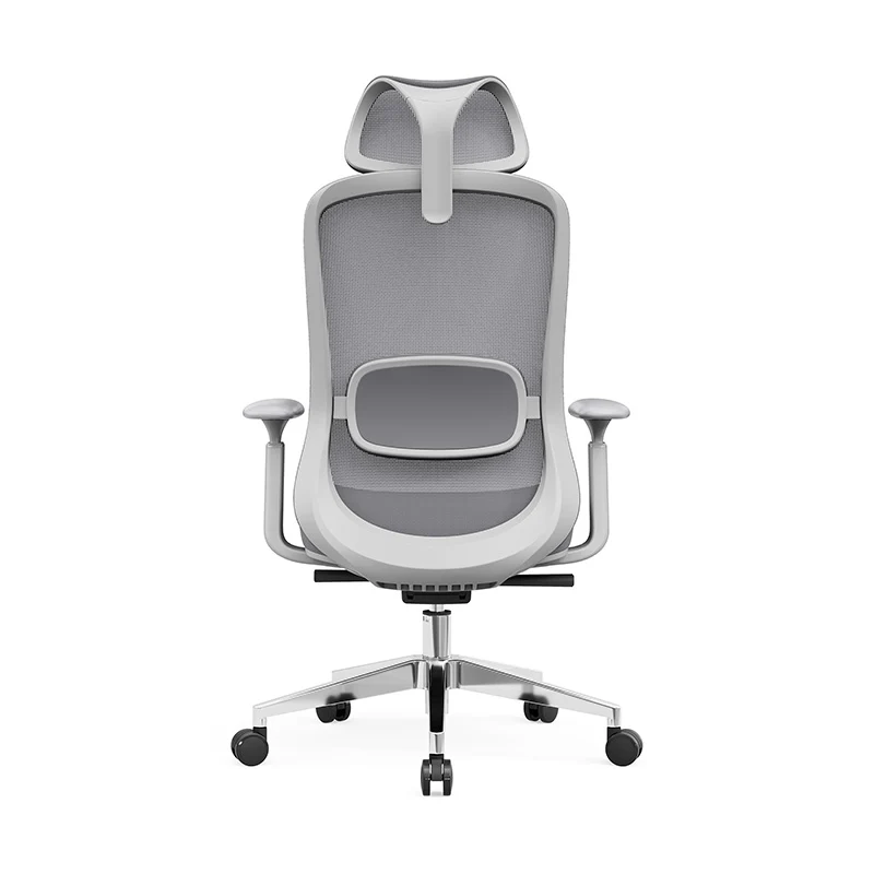 Modern Minimalist High-Back Breathable Mesh Office Chair: Adjustable Lumbar Support - Ergonomic Desk Chair For Home Office