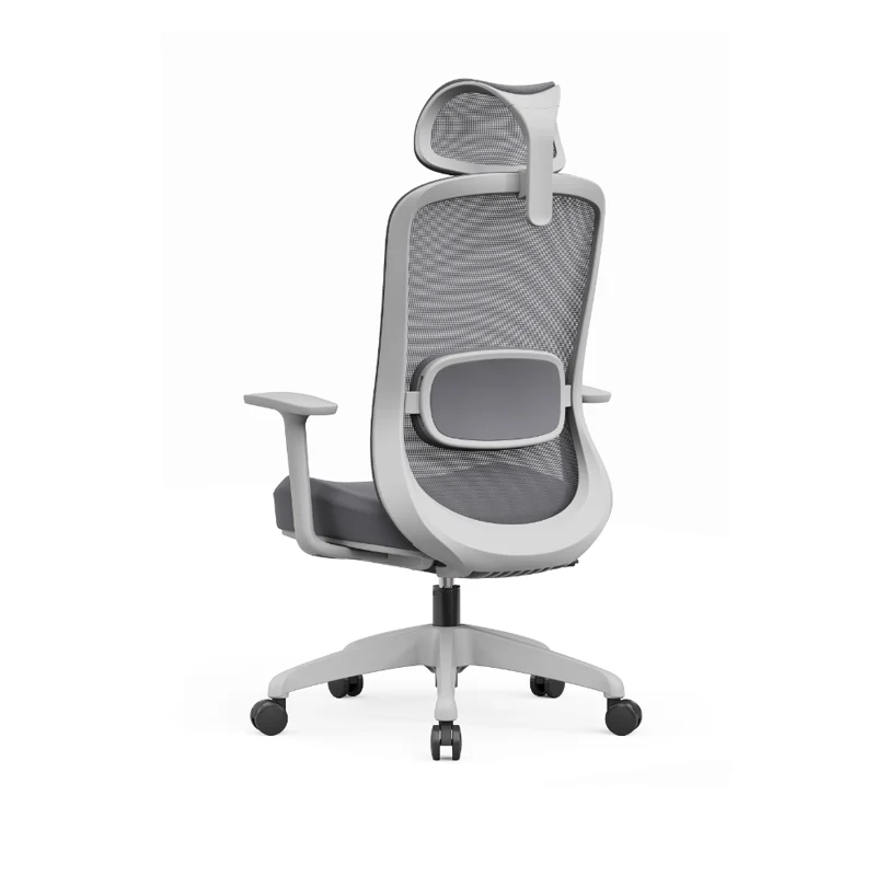 Modern Minimalist Desk Chair: High-Back Breathable Mesh Chair - Ergonomic Lumbar Support Office Chair For Home Office