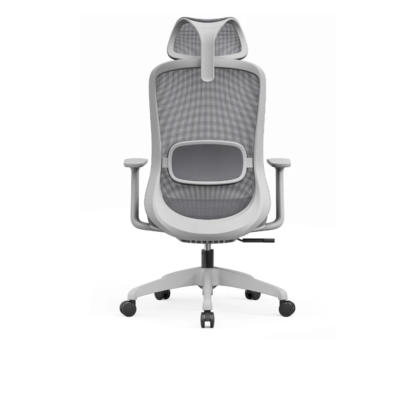 Modern Minimalist Desk Chair: High-Back Breathable Mesh Chair - Ergonomic Lumbar Support Office Chair For Home Office