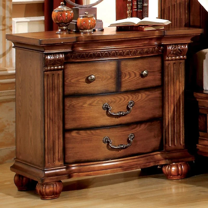 Furniture of America Bellagrand 3-Drawer Nightstand CM7738N