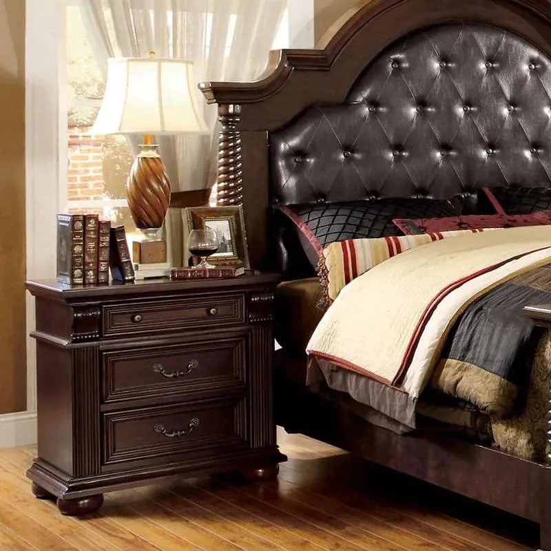 Furniture of America Esperia 3-Drawer Nightstand CM7711N