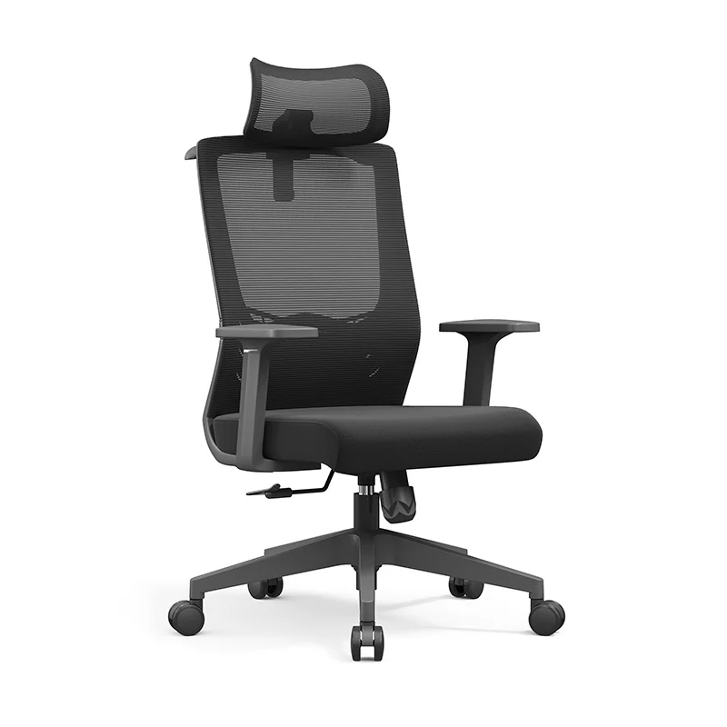 Modern Minimalist High-Back Office Chair: Breathable Mesh - Ergonomic Desk Chair For Home Office