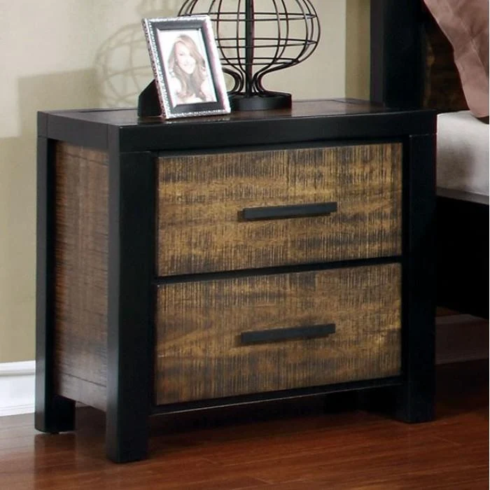 Furniture of America Hamberg 2-Drawer Nightstand CM7693N