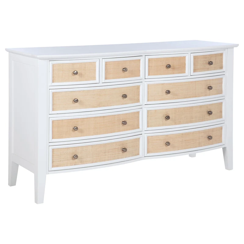 Coaster Furniture Bexhill 223473 10-Drawer Dresser Cabinet - White
