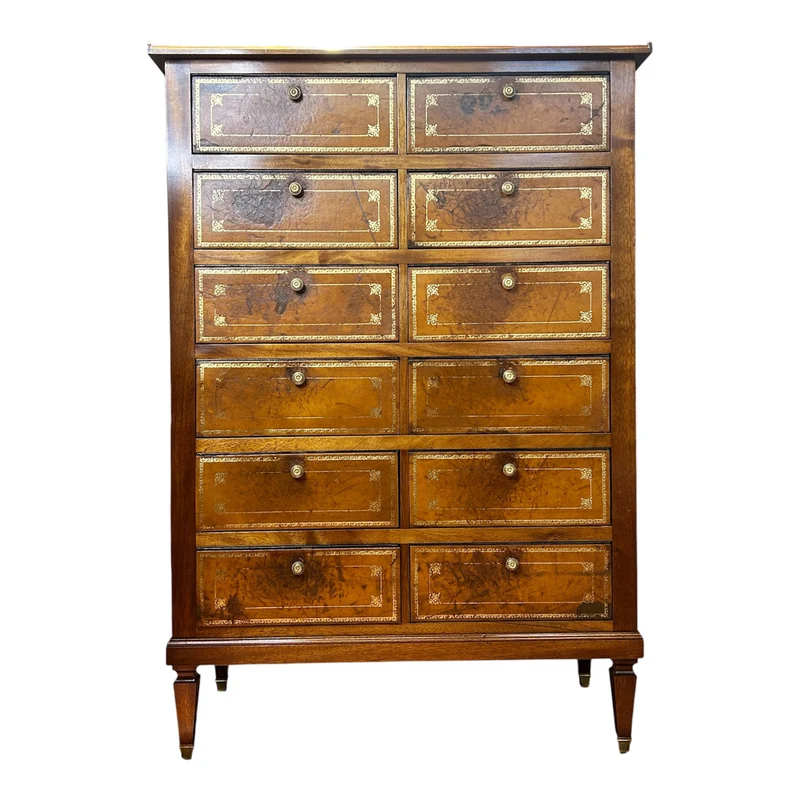 French 12-drawer cartonier