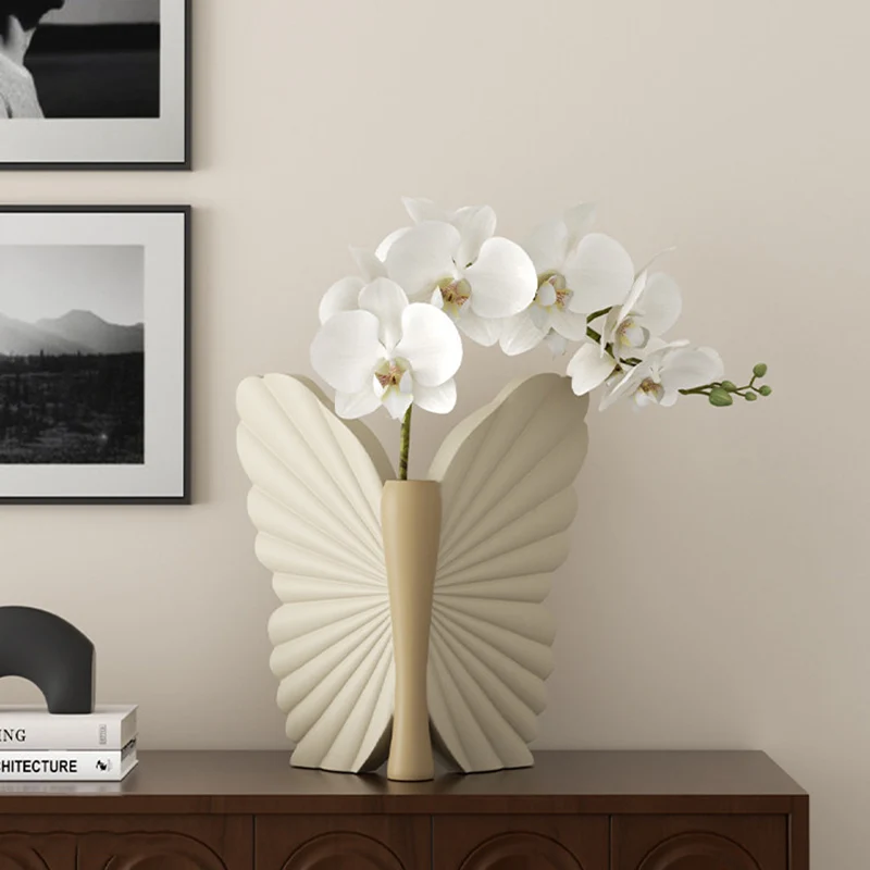 Modern Art Deco Resin Butterfly-shaped Table Decor For Living Room & Bedroom