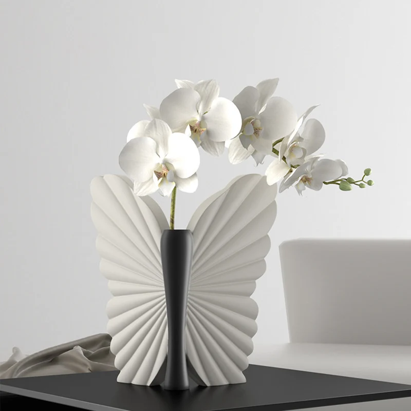 Modern Art Deco Resin Butterfly-shaped Table Decor For Living Room & Bedroom