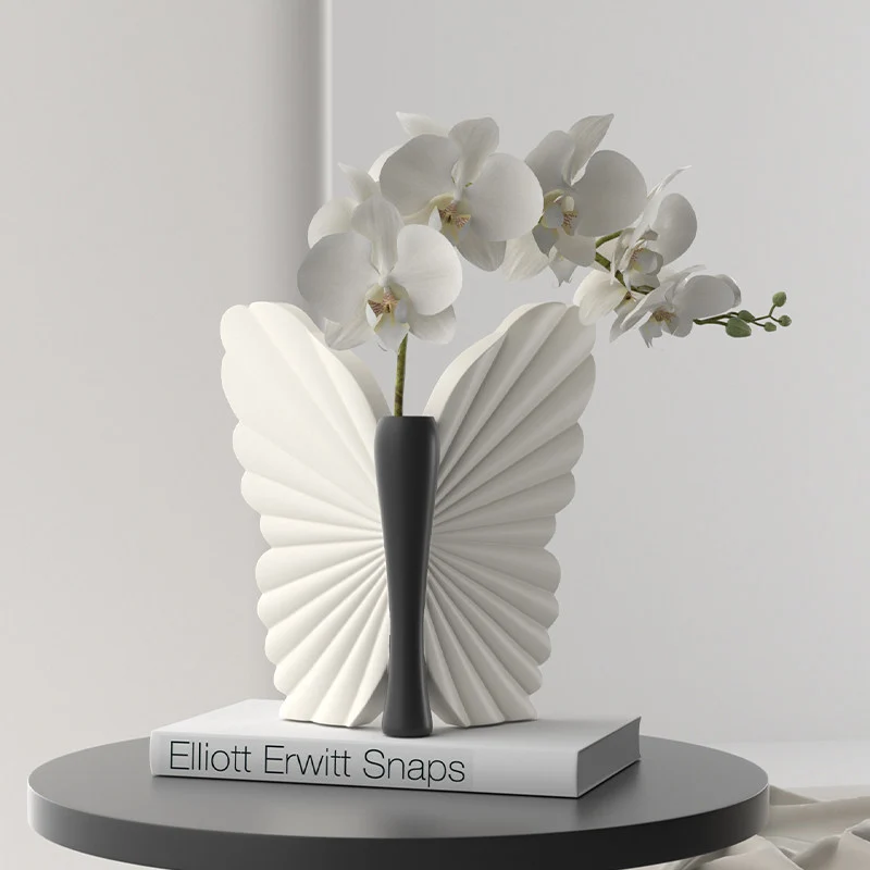 Modern Art Deco Resin Butterfly-shaped Table Decor For Living Room & Bedroom