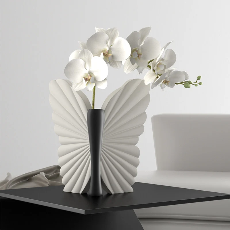 Modern Art Deco Resin Butterfly-shaped Table Decor For Living Room & Bedroom