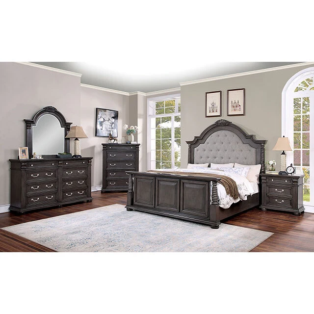 Furniture of America Esperia Dresser Mirror CM7711GY-M