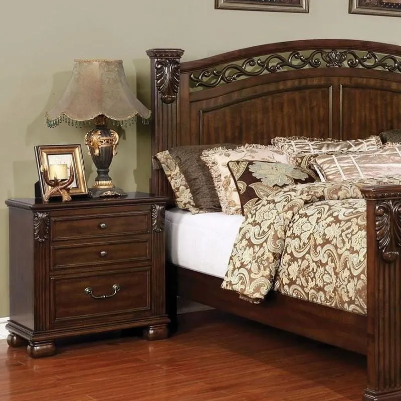 Furniture of America Cervantes 2-Drawer Nightstand CM7730N
