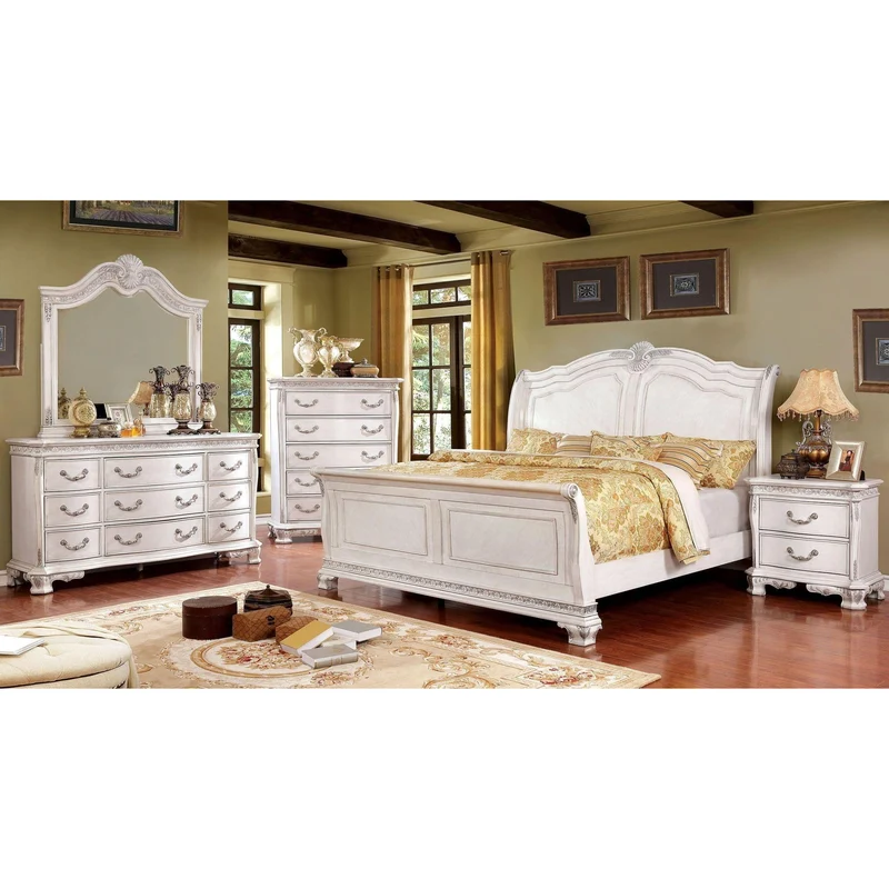 Furniture of America Dresser 9-Drawer Dresser CM7798WH-D