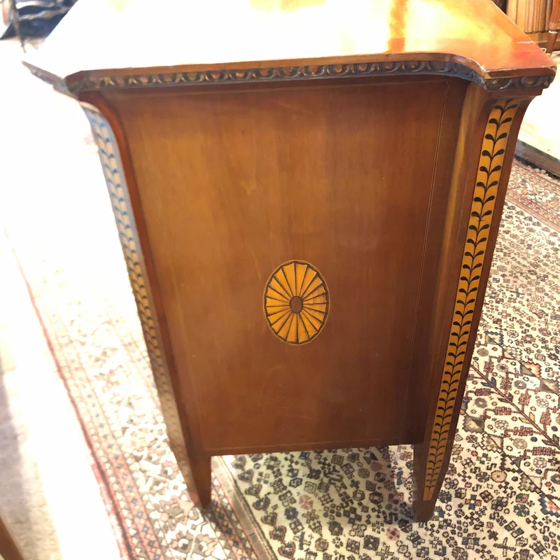 French chest of drawers, marquetry by Charles IV
