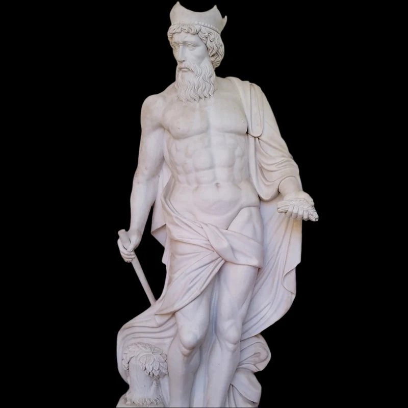 Large marble sculpture of Neptune
